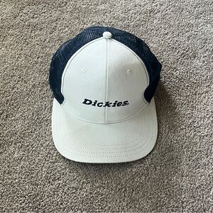 Dickies Cream and Dark Blue Trucker Hat
